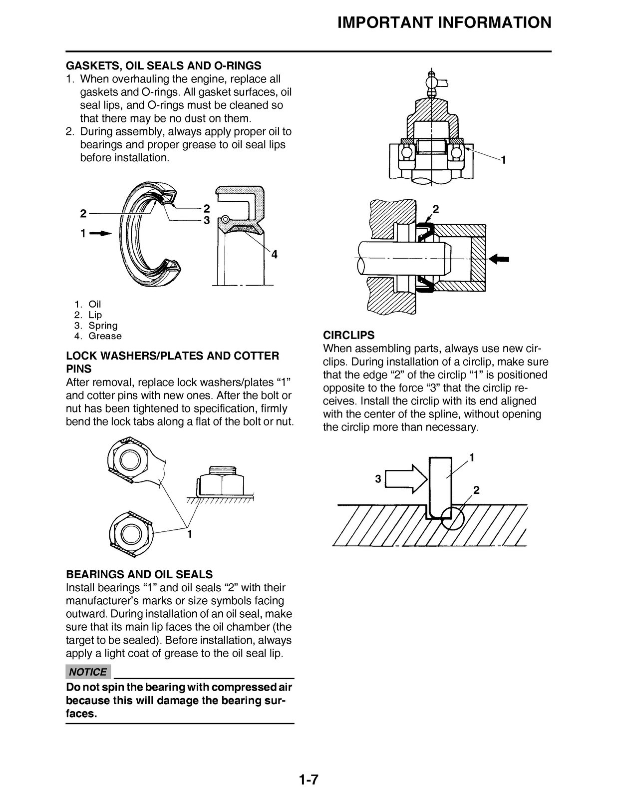 YAMAHA YZ250F Owners Service Manual 2017 – FIXED – JACKET – XL FOLDOUT PAGES