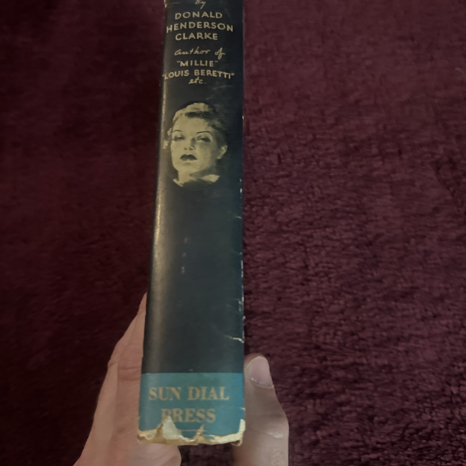 Tawny Donald Henderson Clarke Triangle Books 1946 Nice Condition Old Book