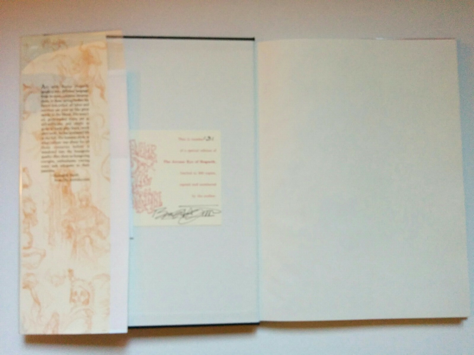 ARCANE EYE OF BURNE HOGARTH Signed Numbered 1/300 HC Fantagraphics LIKE NEW