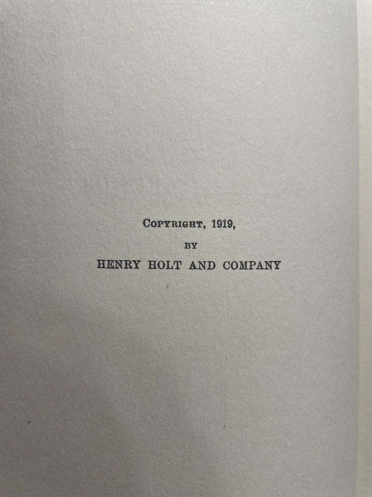 THE PEACE-PRESIDENT A Brief Appreciation William Archer Henry Holt and Company