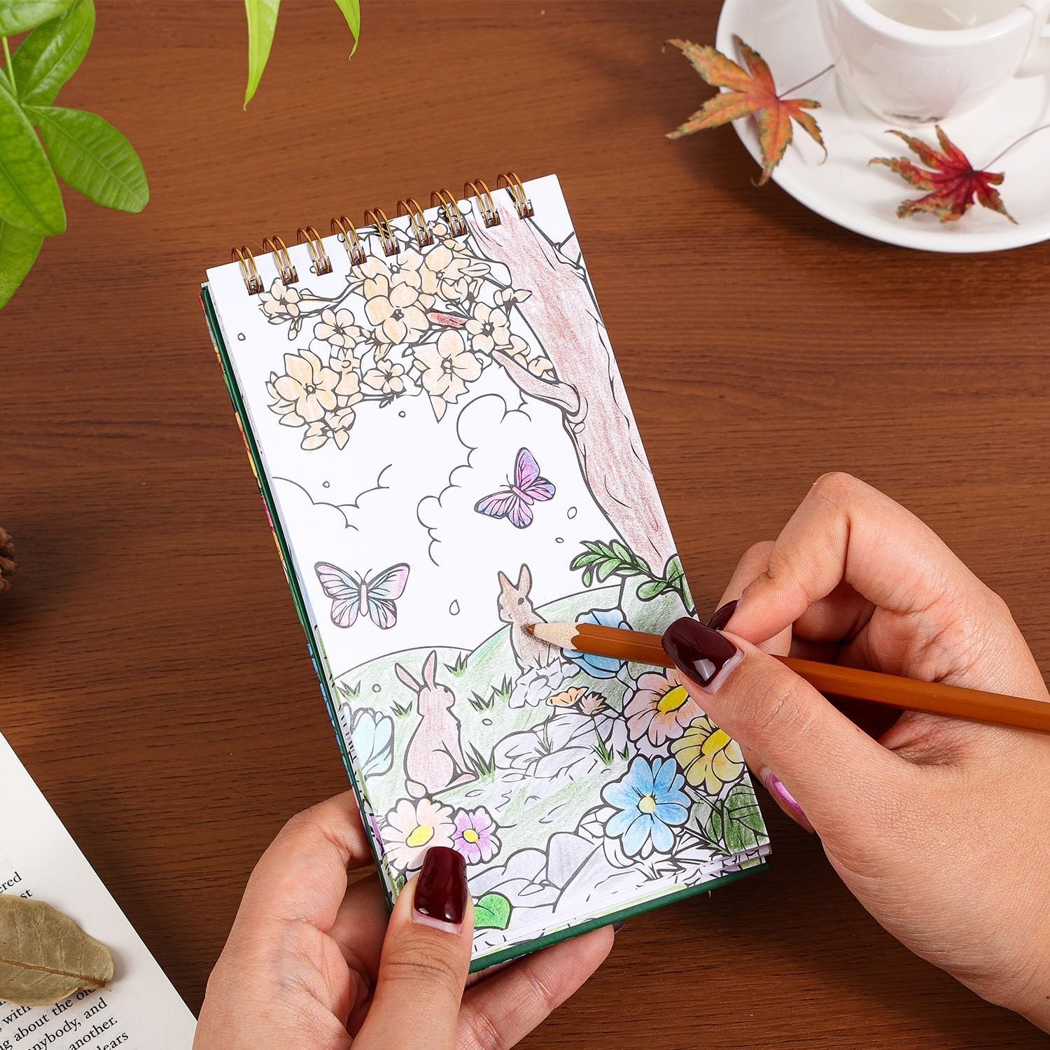 Forest Dreams Adult Coloring Book – 35 Pages for Relaxation & Stress Relief