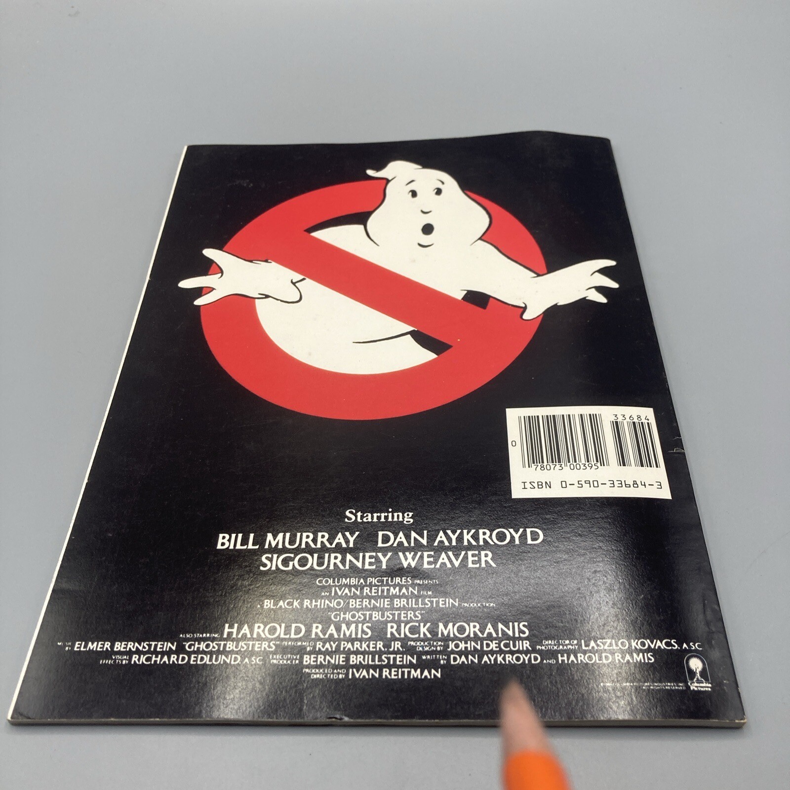 Ghostbusters a storybook paperback preowned