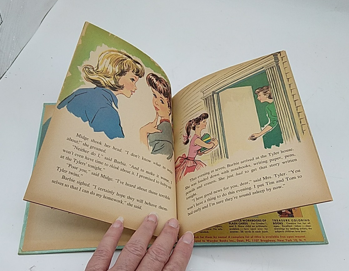 Barbie – The Baby Sitter by Jean Bethell Published by Wonder Books, USA, 1964
