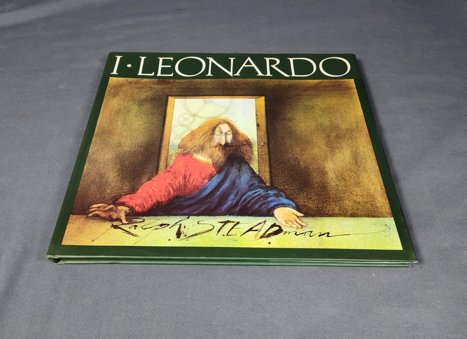 I, LEONARDO *First Edition* 1983 Hardcover DJ Art Book VG+ Ralph Steadman