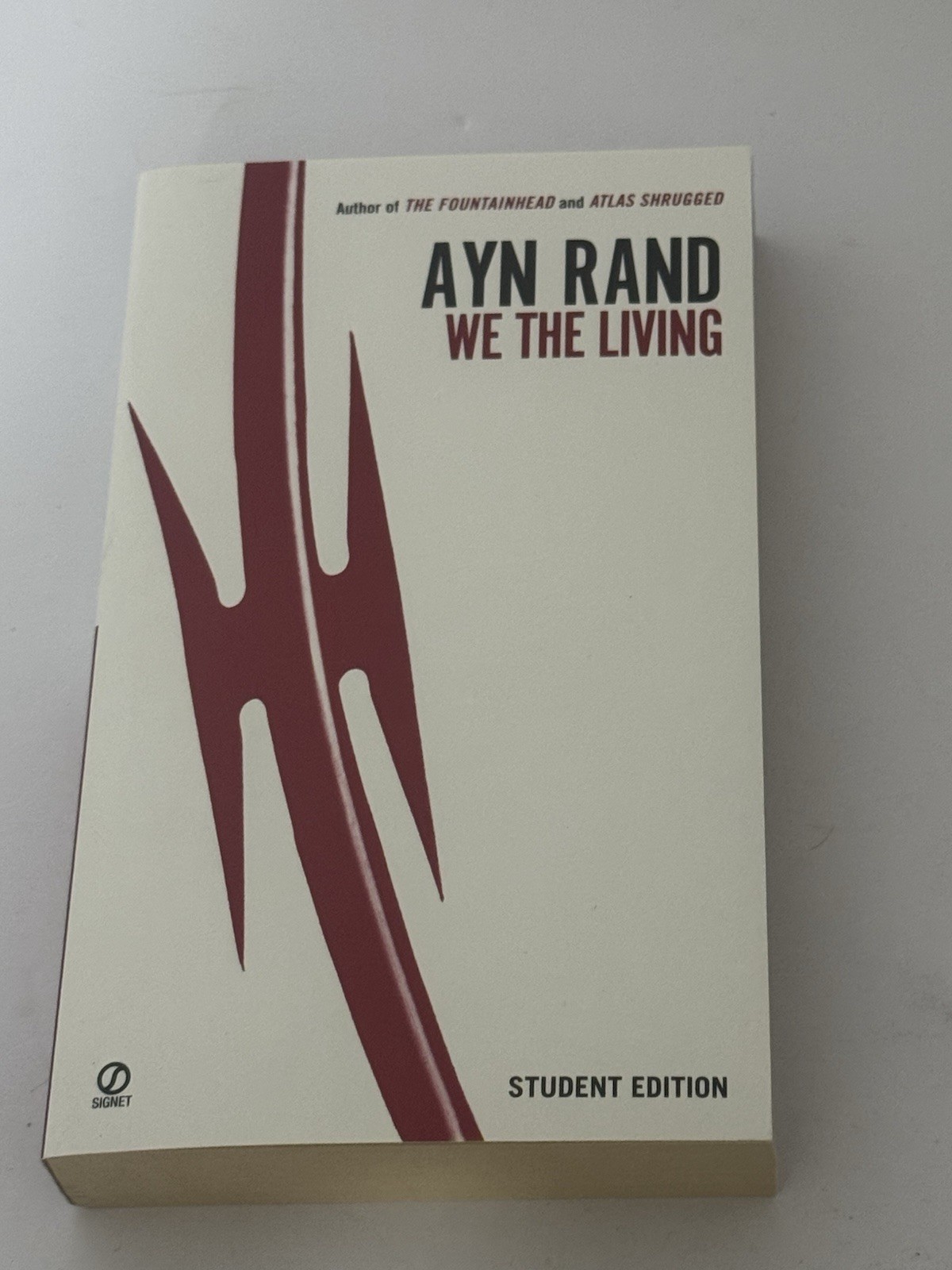 Lot of 3 Ayn Rand Paperback Books Atlas Shrugged Fountainhead Student Edition