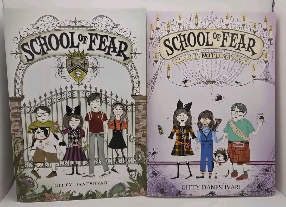 School of Fear Series Book 1 And 2 By Gitty Daneshvari 1st Schoolastic Printings