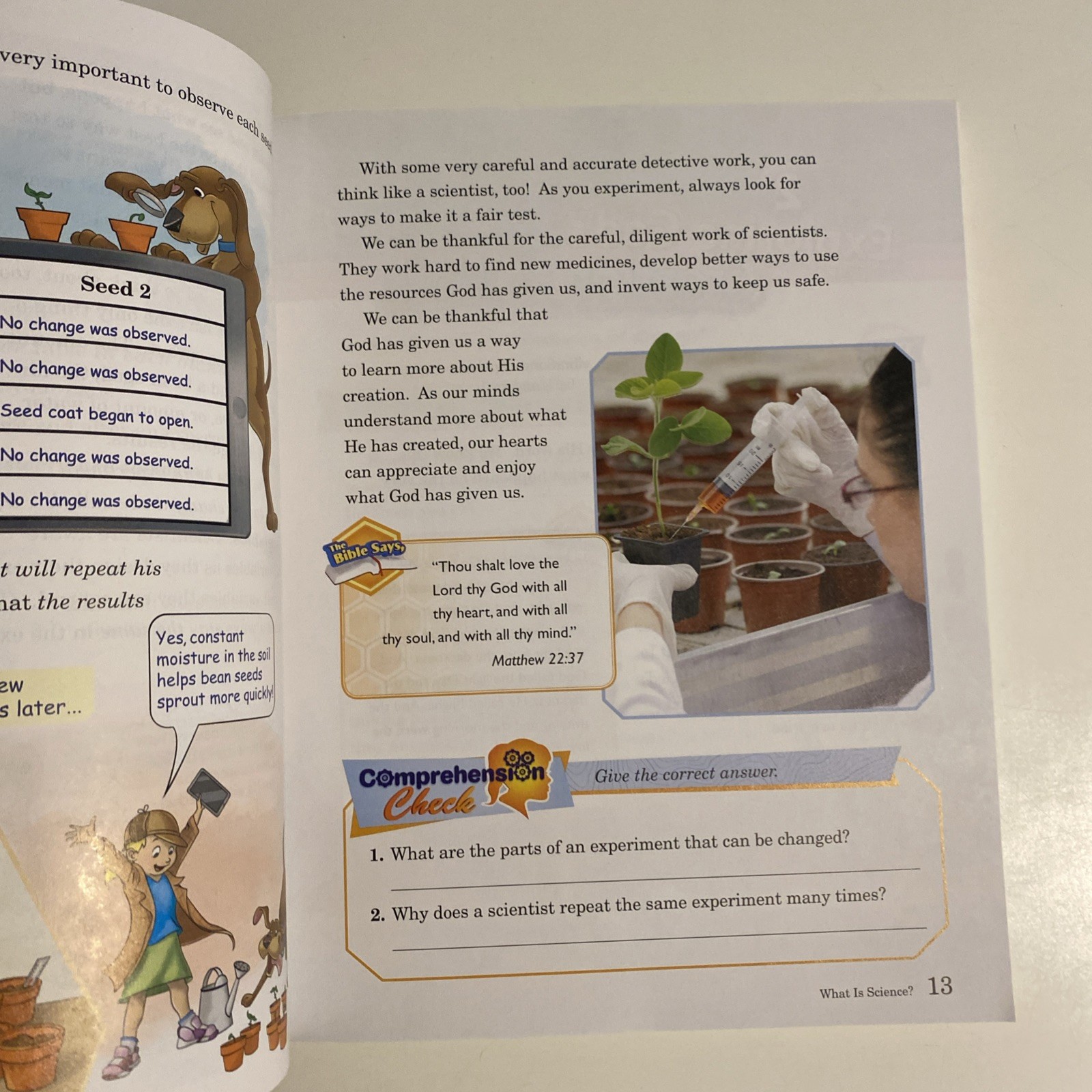 # Abeka Exploring God’s World Grade 3 Science Student Workbook Clean Pages