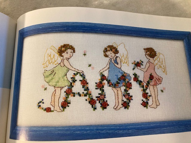 Cross Stitch Angels Book Hardcover Over 30 Designs 105 Pages 2004 UK