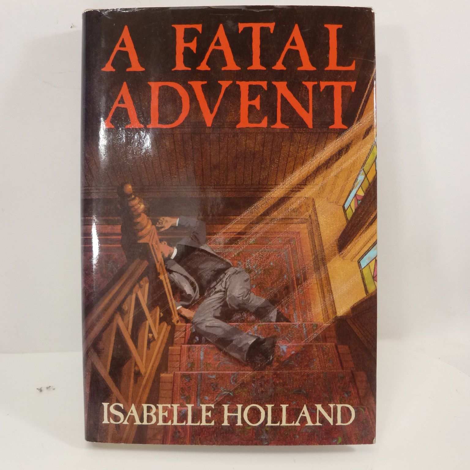A Fatal Advent by Isabelle Holland Signed 1st Edition (1989, Hardcover)