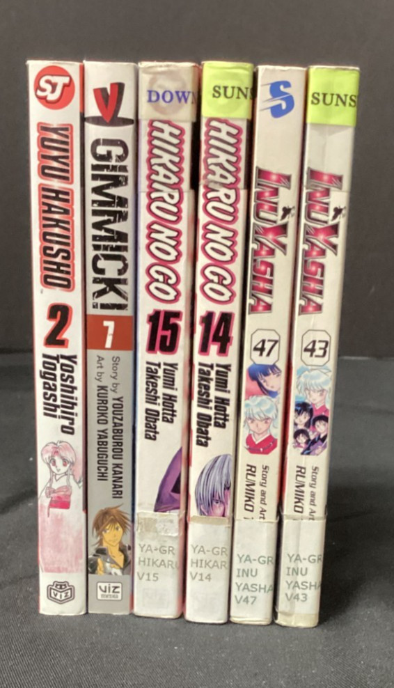 Viz Media lot of 6 Random Manga