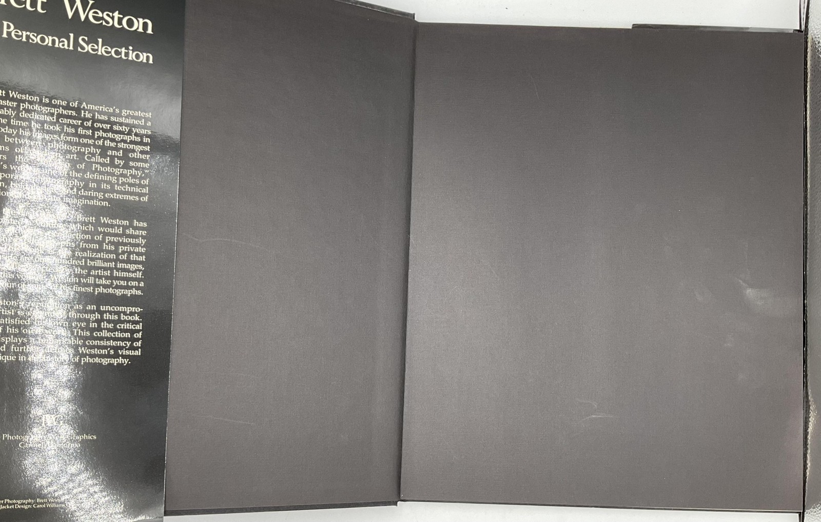 Vintage Brett Weston A Personal Selection First Edition Hardcover 1986