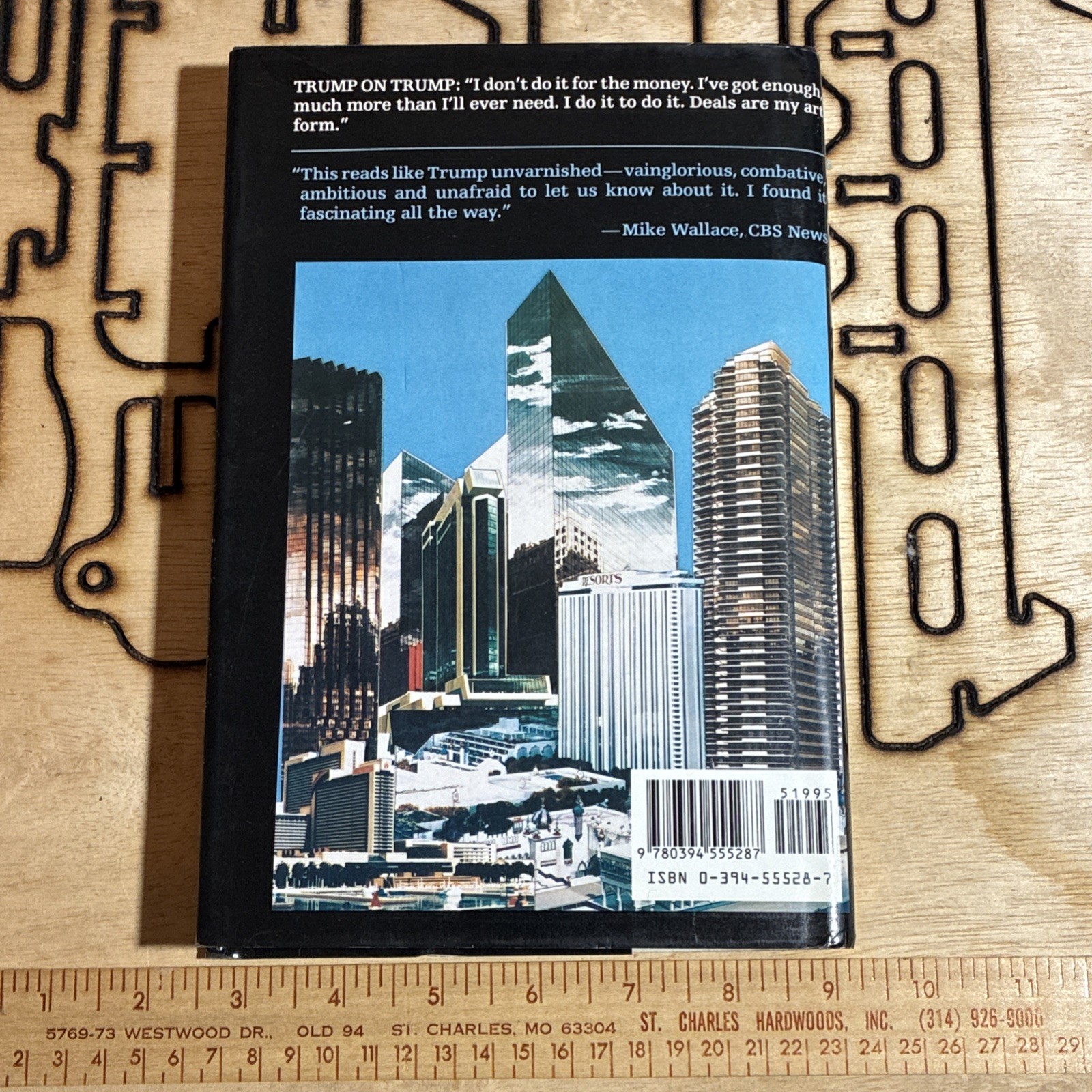 Donald Trump Business Book Art of the Deal Vintage 1st Ed HCDJ President 1987