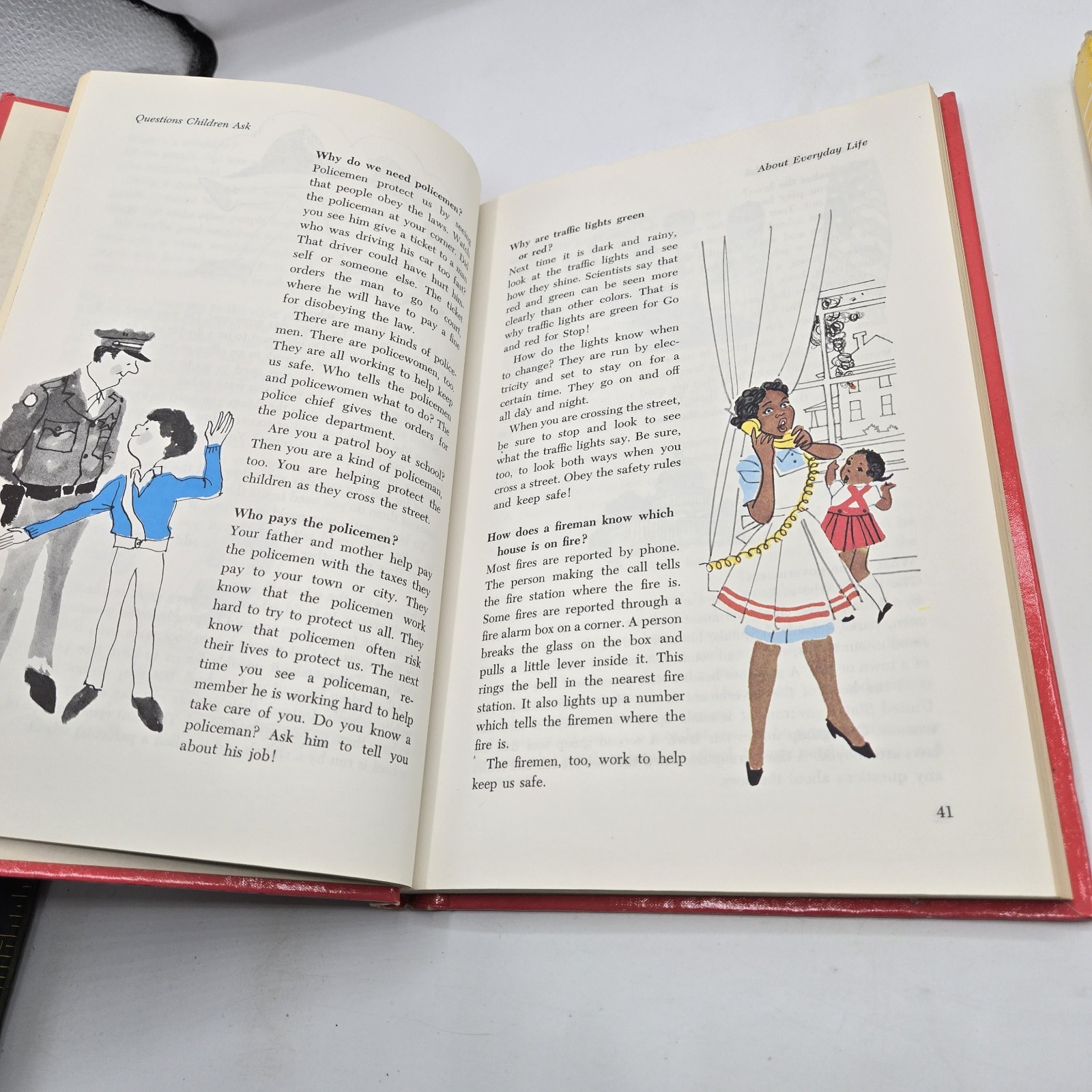 Child Horizons 2 Book Lot Vintage The Story Hour & Questions Children Ask