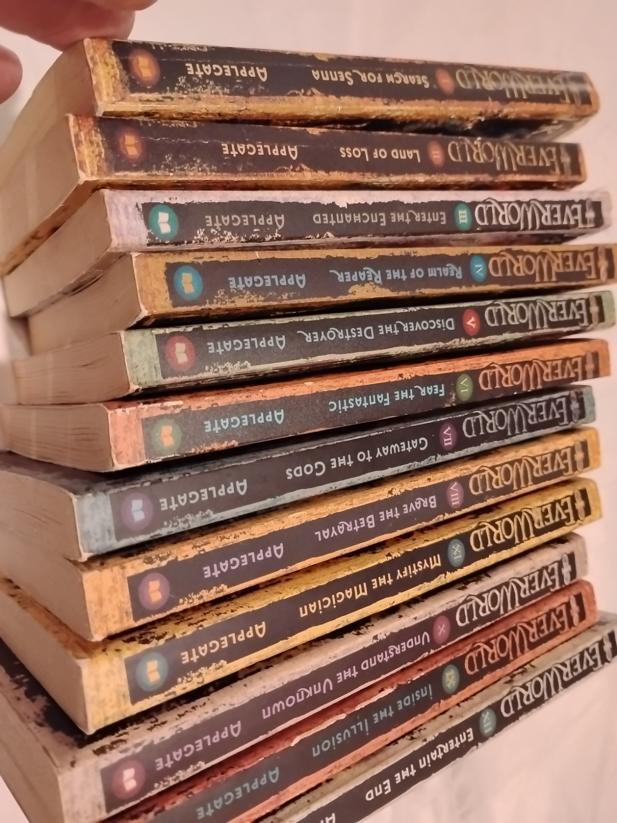 EverWorld Complete Series Book Set 1-12 K.A. Applegate Vintage Scholastic