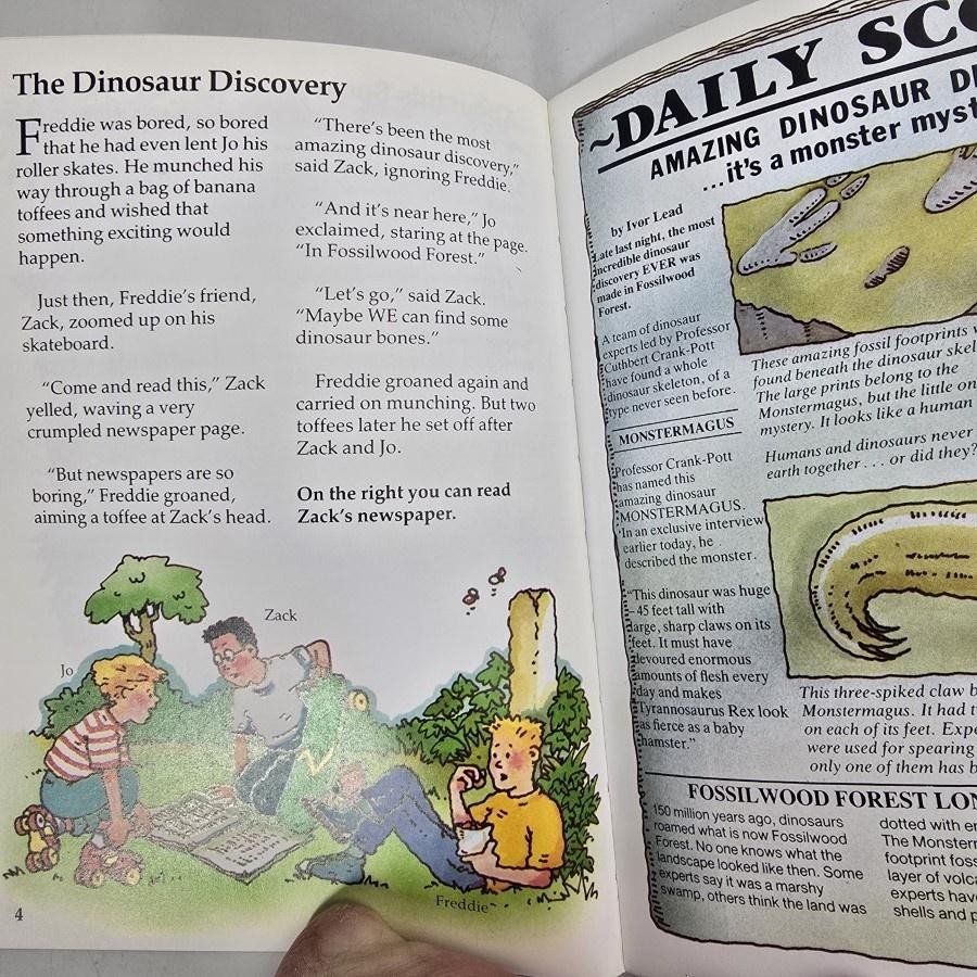 The Incredible Dinosaur Expedition Karen Dolby Usborne Puzzle Kids Book Vintatge
