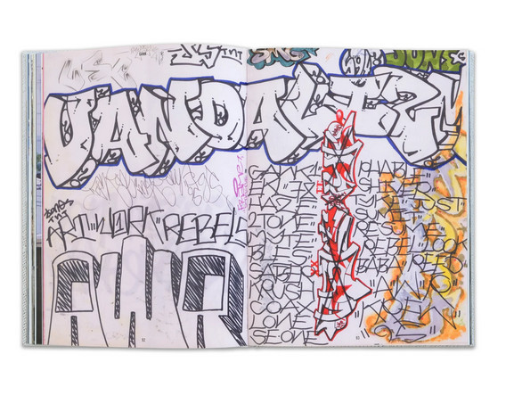 GKAE graffiti book LOS ANGELES MSK AWR Signed by GKAE street art SABER REVOK mta