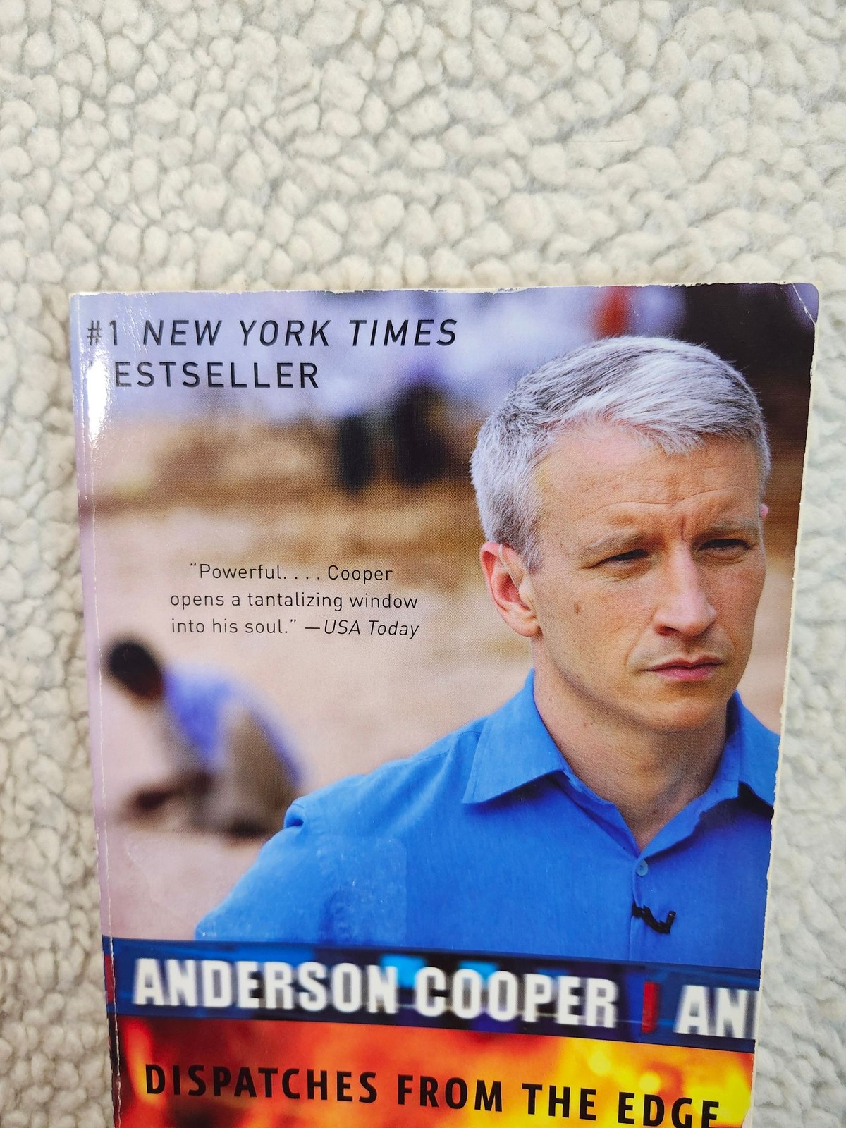 Anderson Cooper Dispatches From The Edge Paperback Memoir Harper 2007 Used PB