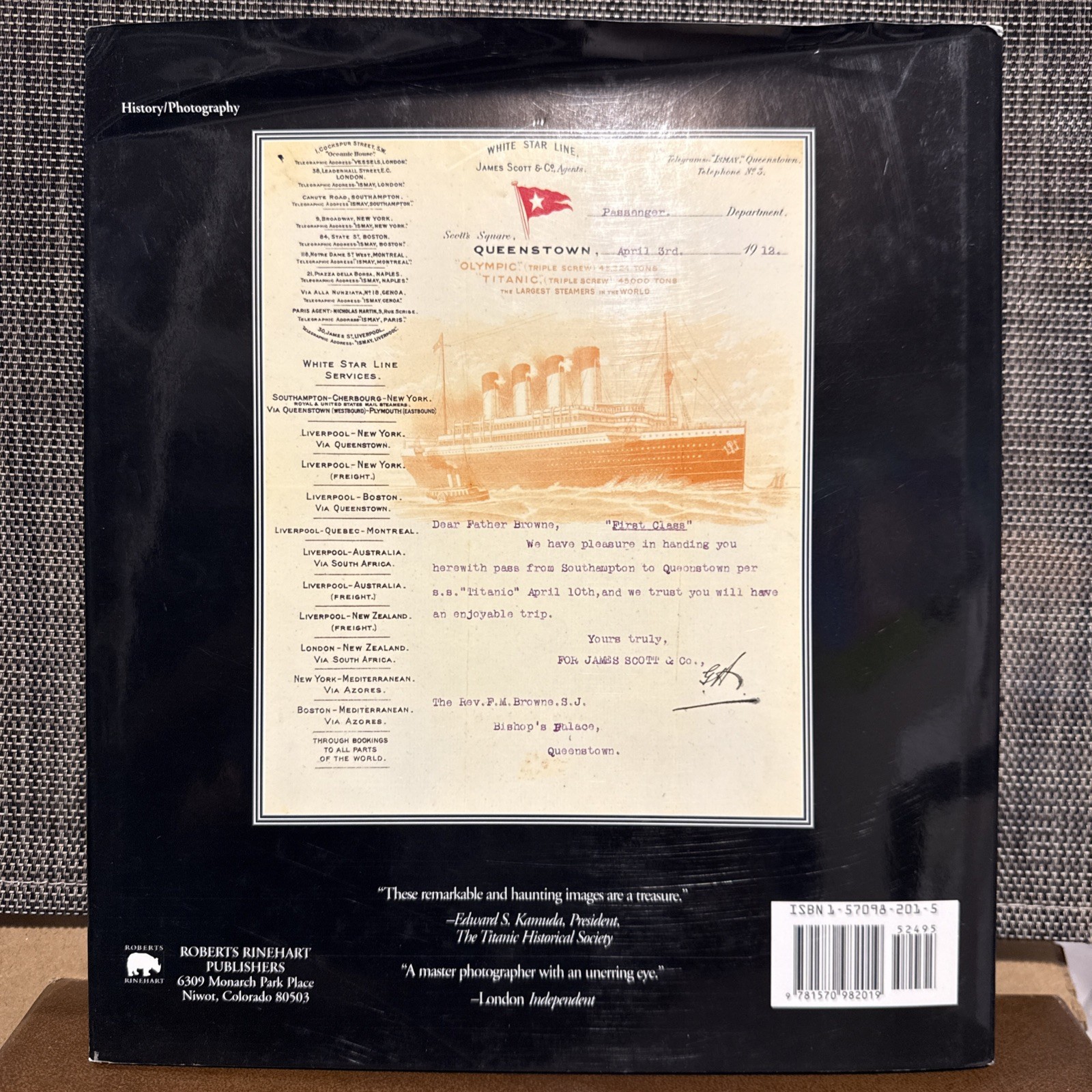 The Last Days Of The Titanic – By Dr. Robert D. Ballard