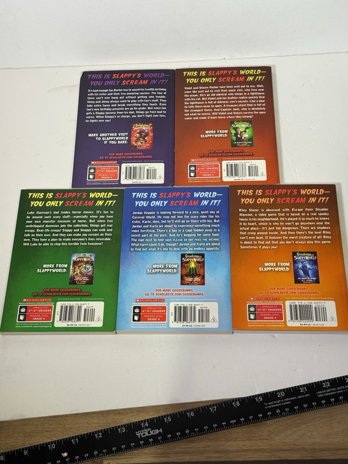 Goosebumps SlappyWorld Box Set: Books 1-5 by R. L. Stine (2018, Quantity Pack)