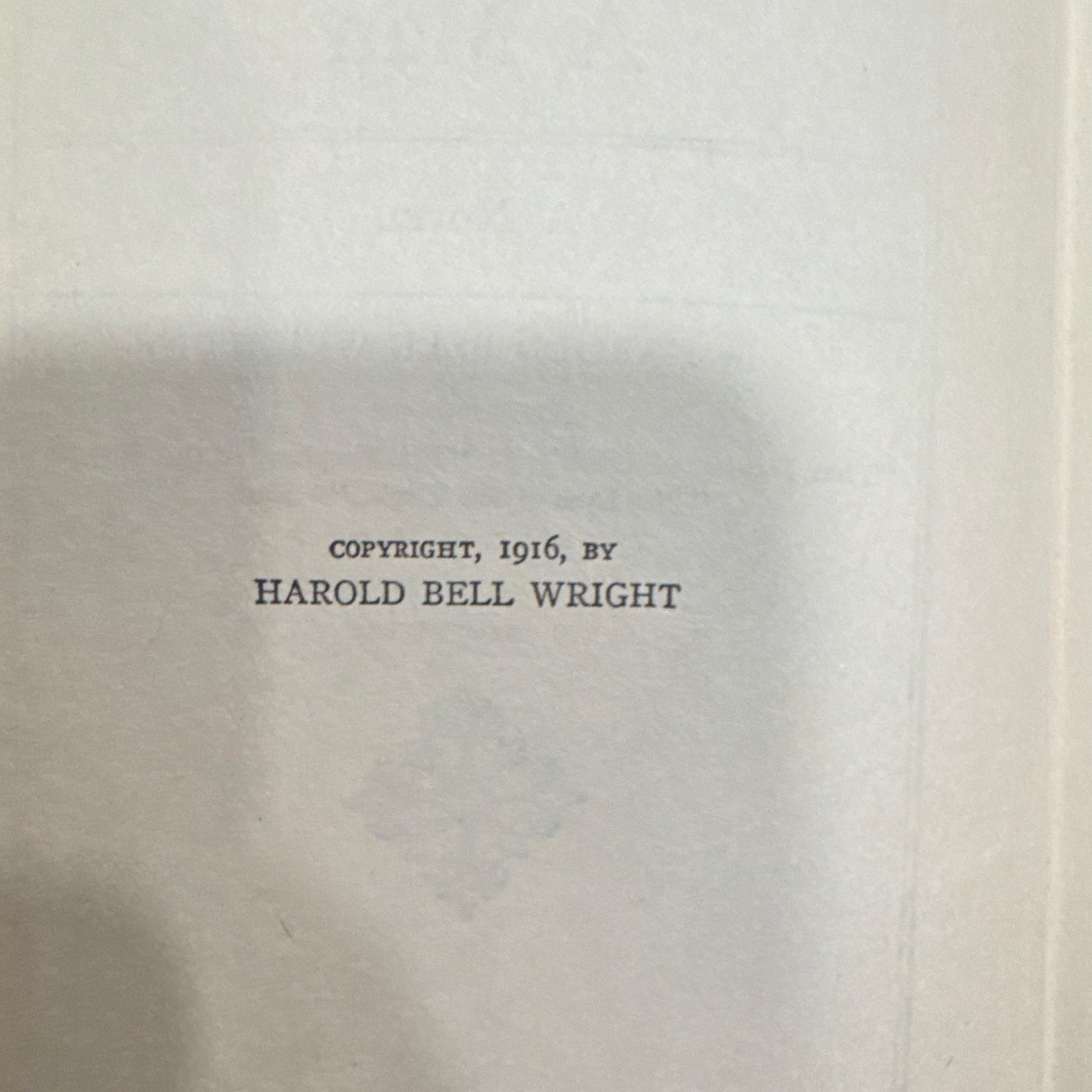 Harold Bell Wright When A Man’s A Man HC A. L. Burt 1916 Illustrated