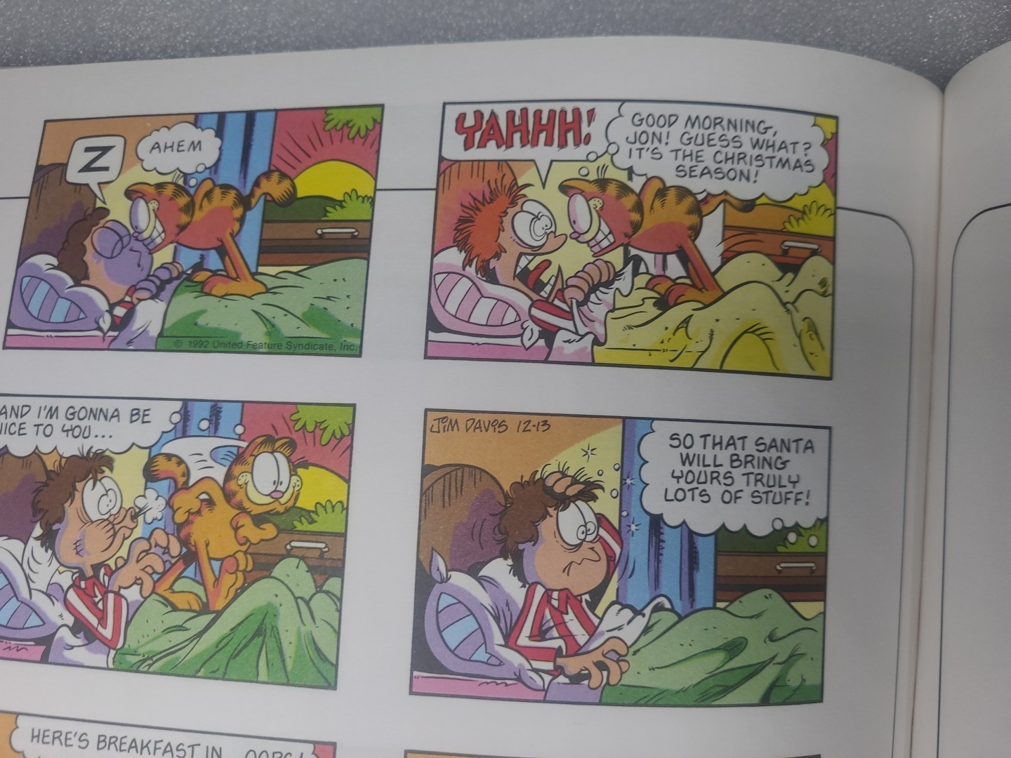 The 7th Garfield Treasury by Jim Davis 1993 Trade Paperback 8.5×10 Inches