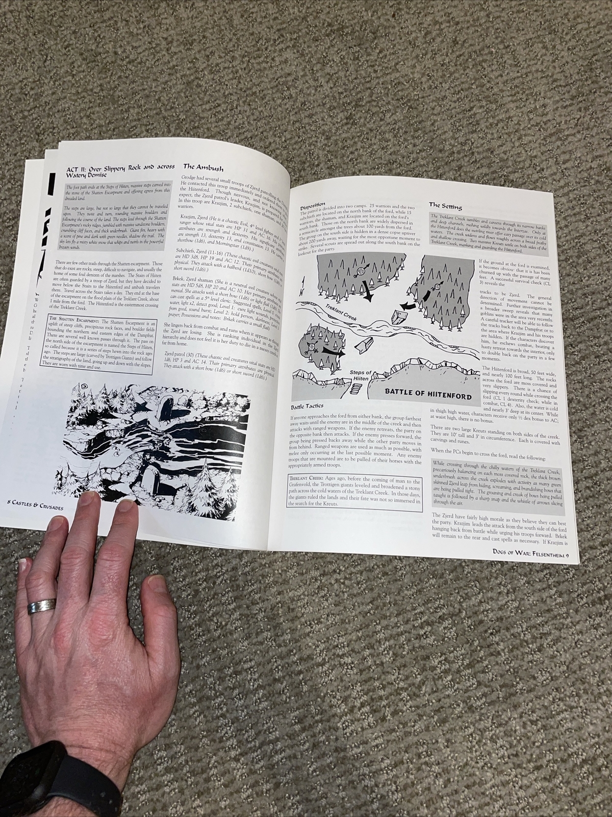 Castles & Crusades Death in the Treklant Part 2 & 3 Davis Chenault 2007 TLG