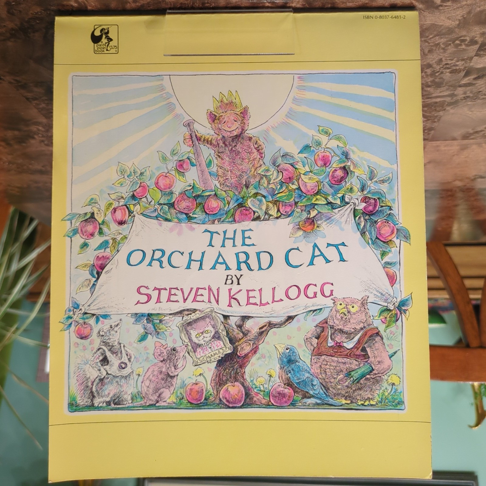 The Orchard Cat/The Island of the Skog Steven Kellogg – 2 Paperbacks, 1 *Signed*