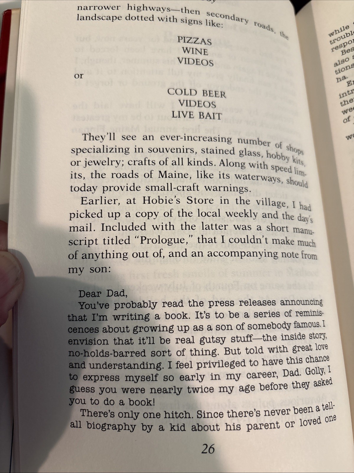 Daddy’s Boy: A Son’s Shocking Account of Life with a Famous Father – 1989 Print