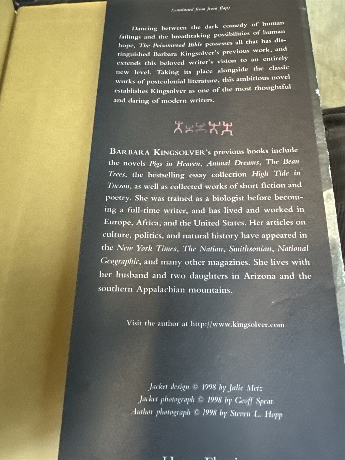Poisonwood Bible by Barbara Kingsolver (1998, Hardcover)