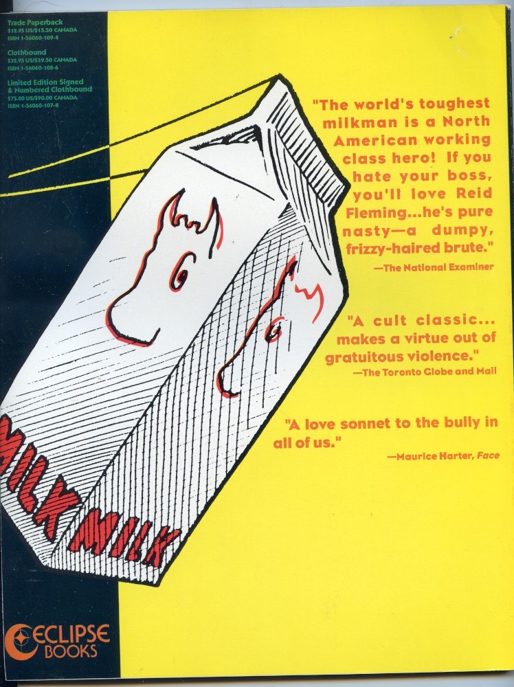 Fun with Reid Fleming World’s Toughest Milkman by David Boswell-First Print-1991