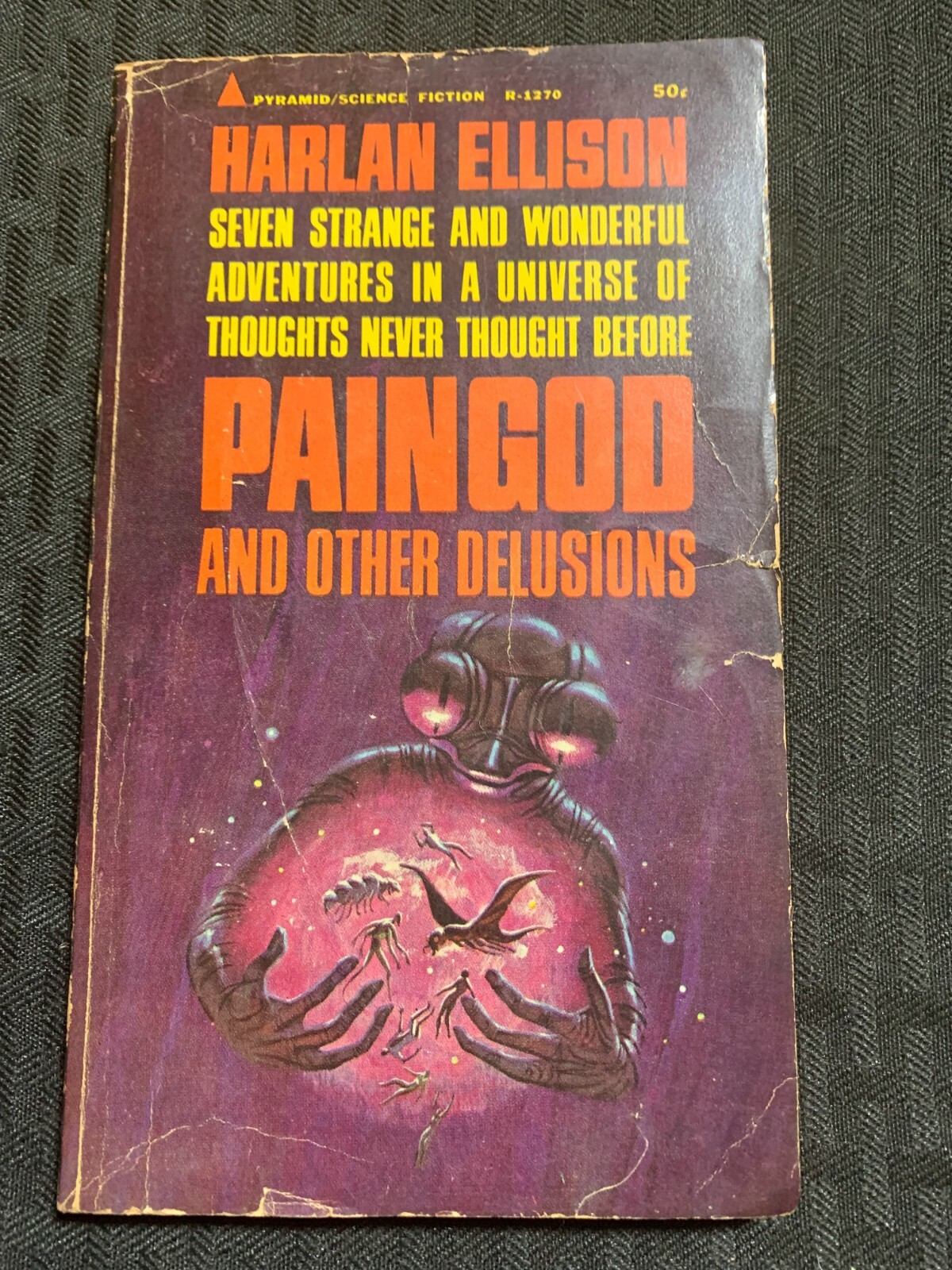 1965 PAINGOD by Harlan Ellison VG- 3.5 1st Pyramid R-1270 Paperback / Fisherman