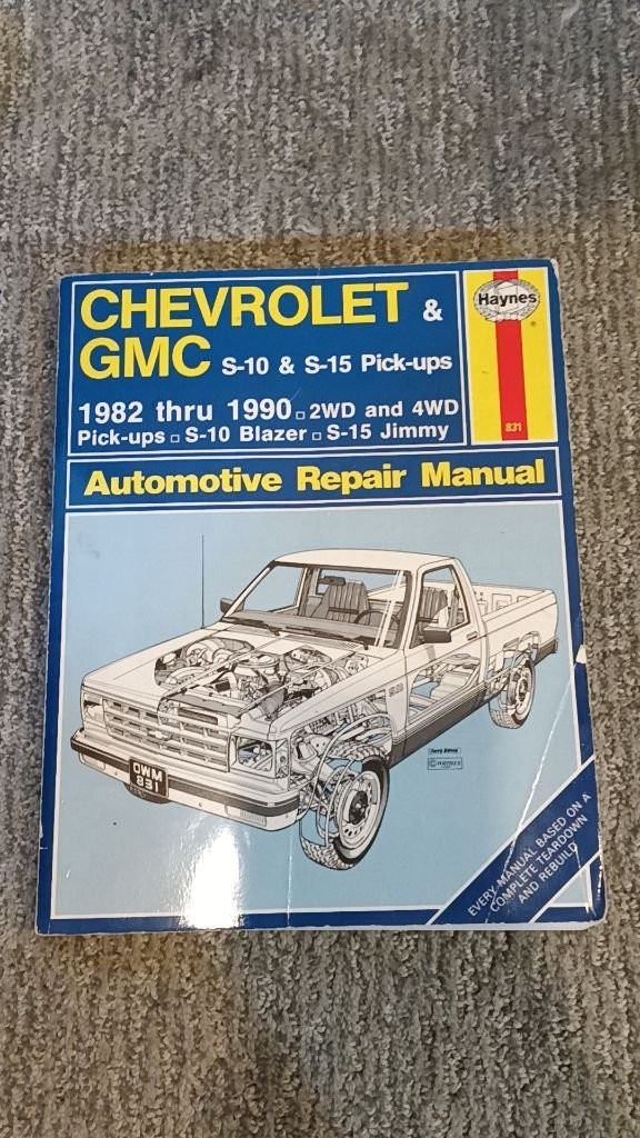 Chevrolet/GMC S-10 & S-15 Automotive Repair Manual Haynes 1990 Paperback VG
