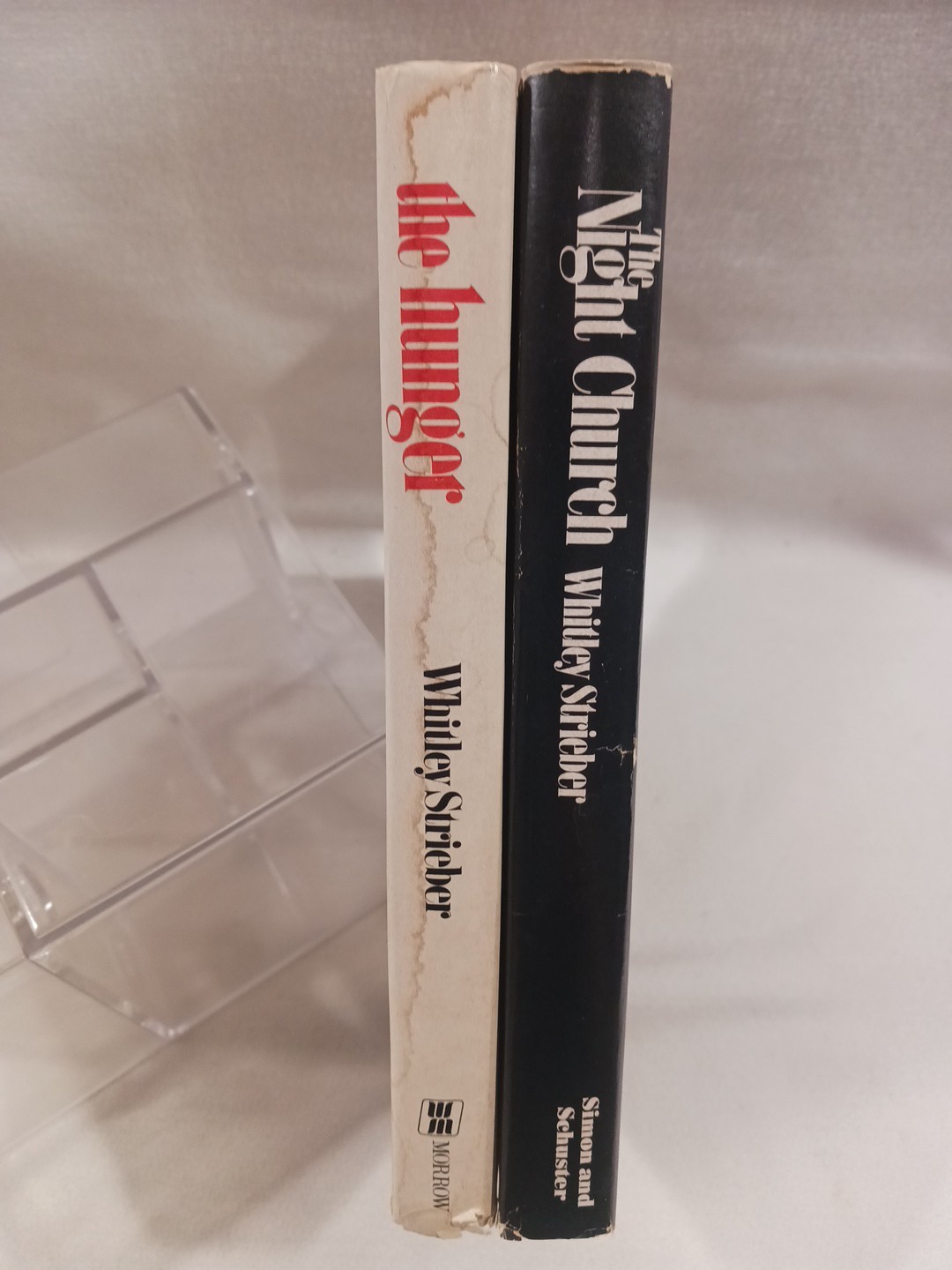 The Hunger + Night Church Whitley Strieber BCE Hardcover Vintage Horror Vampires