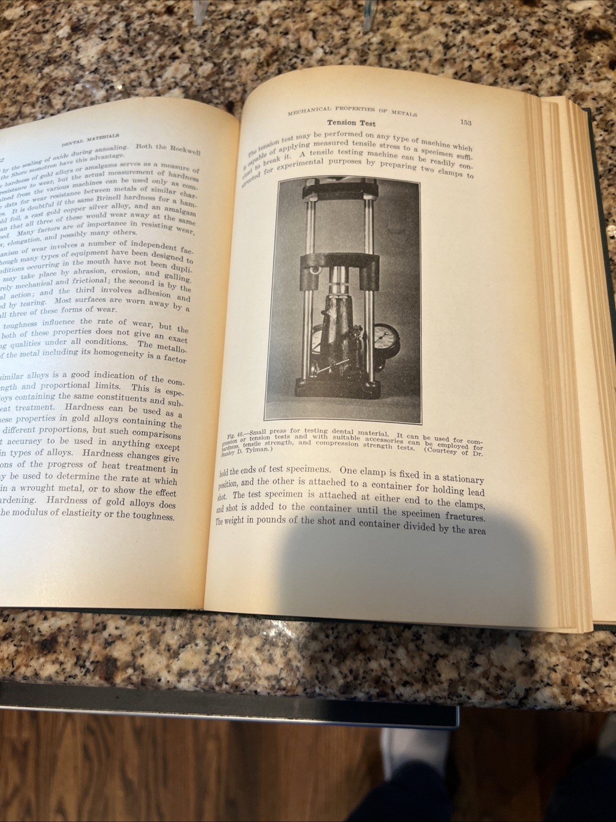 Hodgen-Shell DENTAL MATERIALS book hc 1938 JOHN S SHELL dentistry