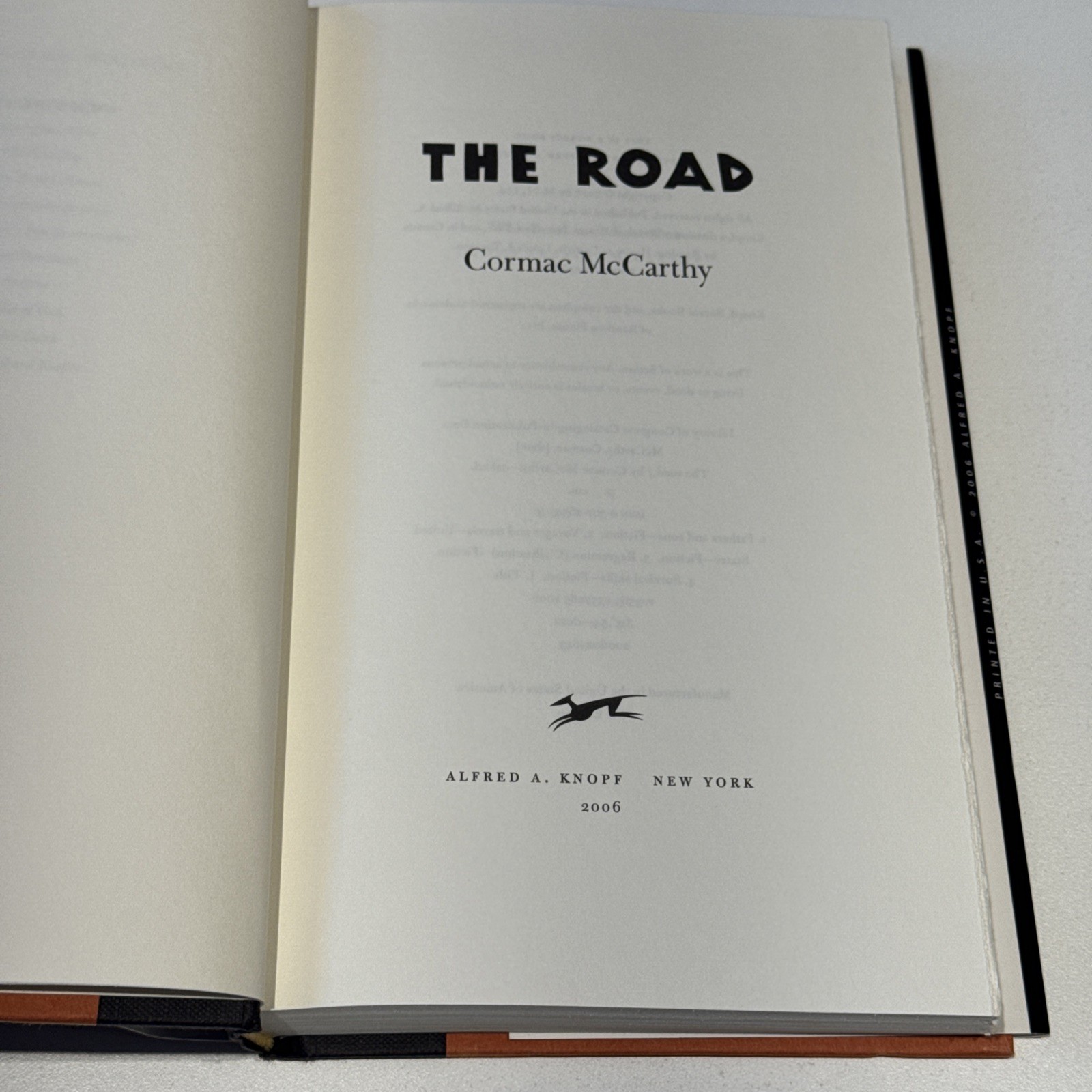 Road by Cormac McCarthy (2006, Hardcover)