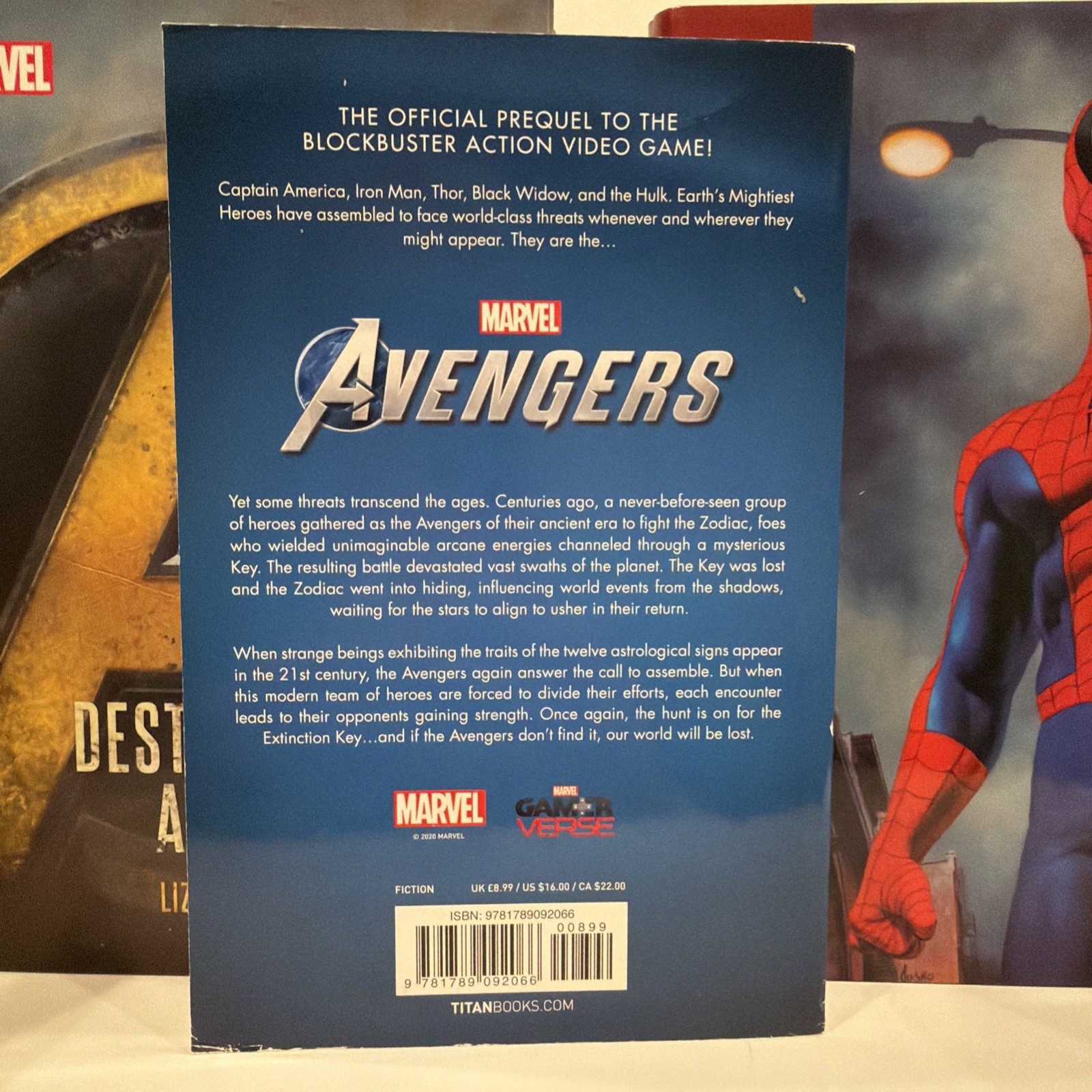 Lot Of 3 YA Books Super Heroes Avengers Spider-Man Young Adult