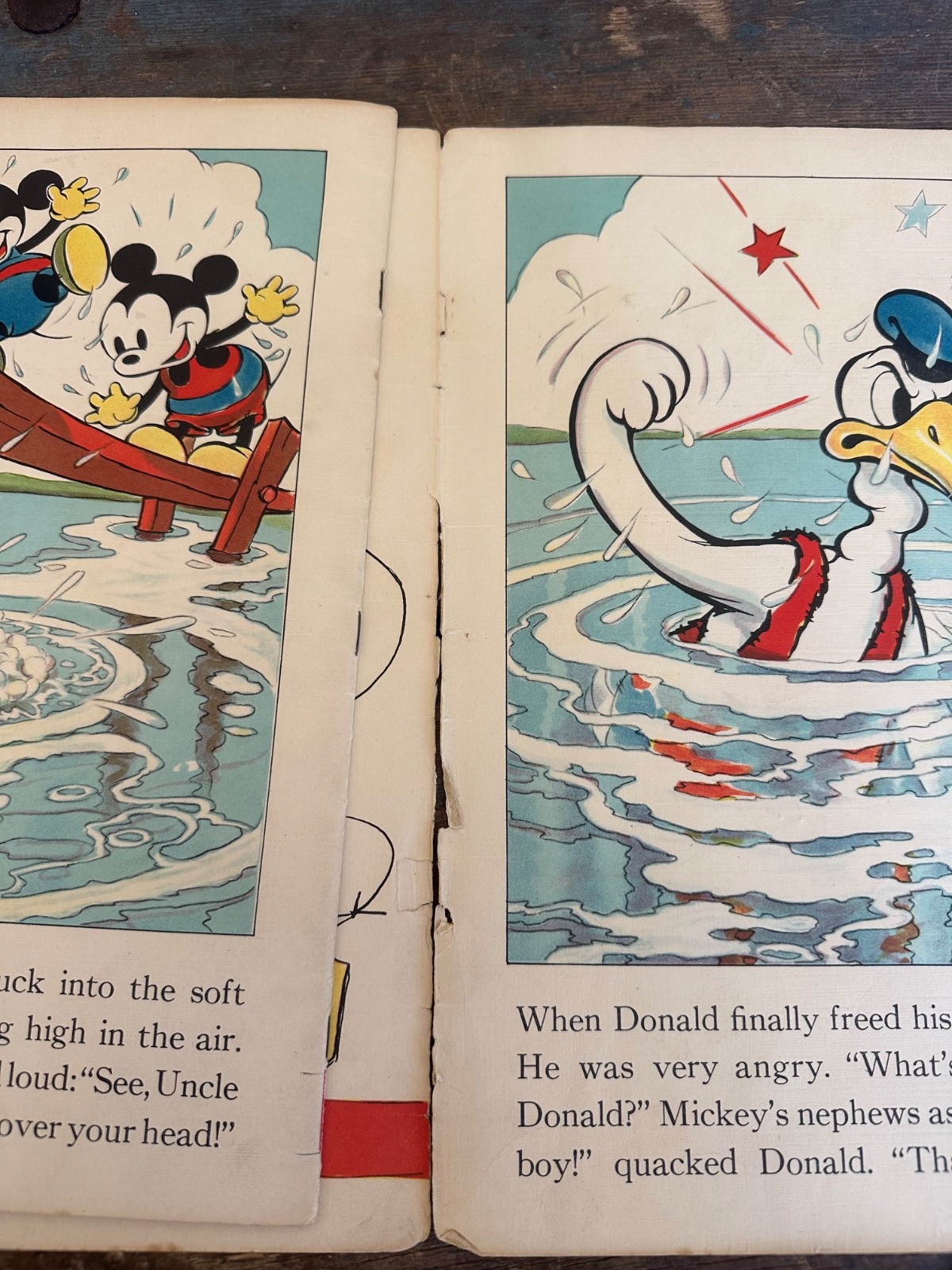 1935 Walt Disney’s Donald Duck Book Whitman Publishing Original!
