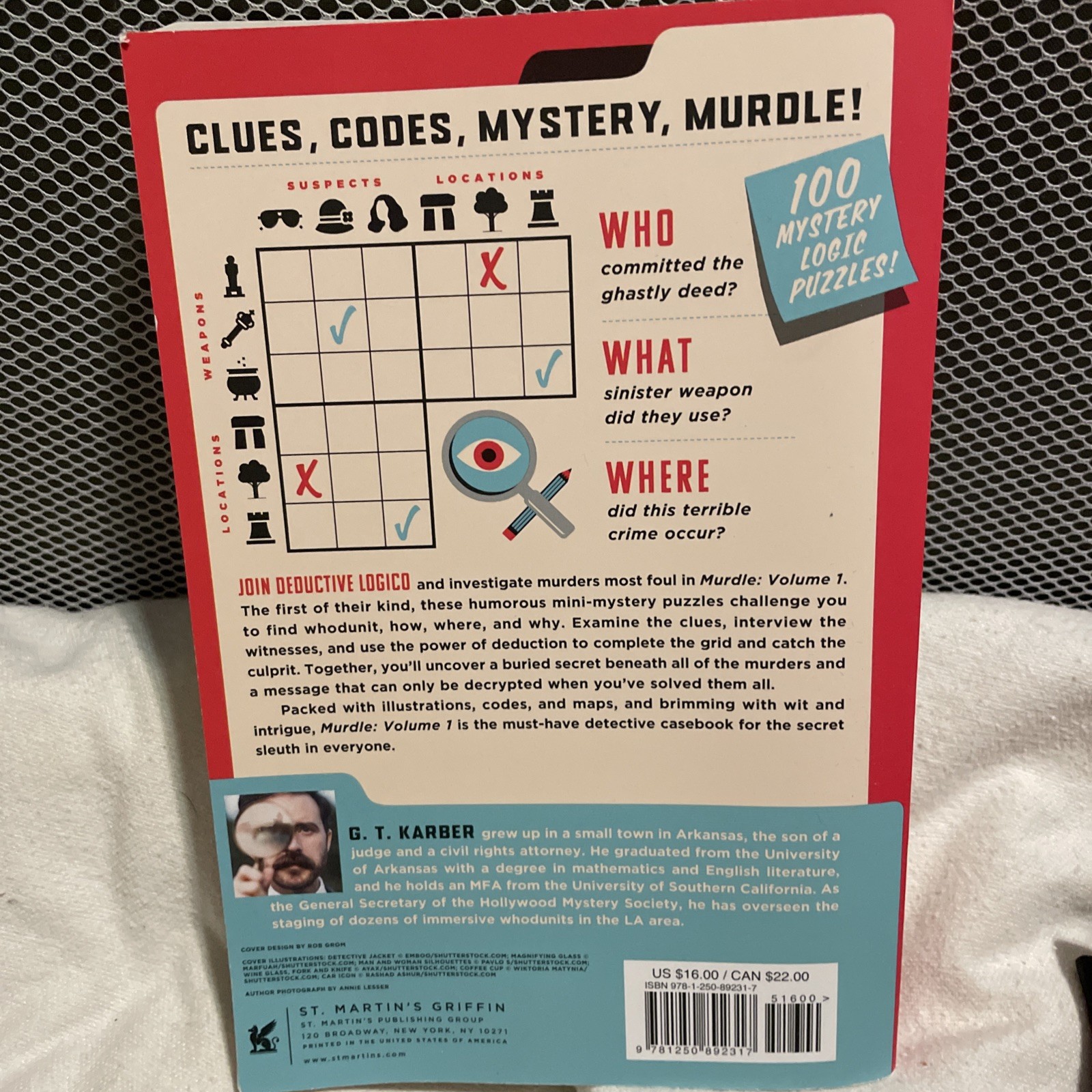 Murdle: Volume 1 : the Power of Deduction by G. T. Karber