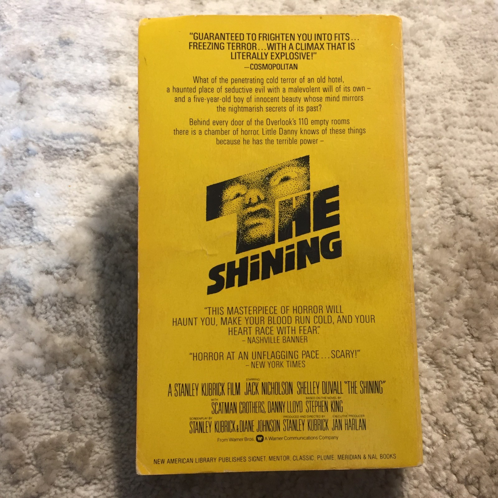 The Shining Stephen King 1978 Signet Madness And Possession Horror Paperback