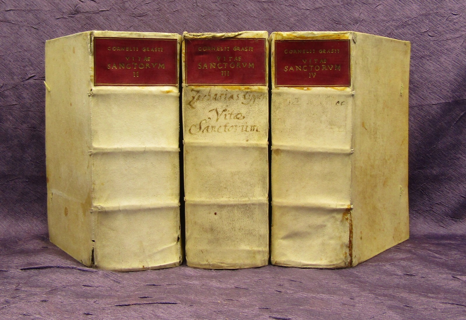 Lippeloo Zacharias Vitae Sanctorum Ex Selectissimis 1603-1603 Bd. 2-4 js