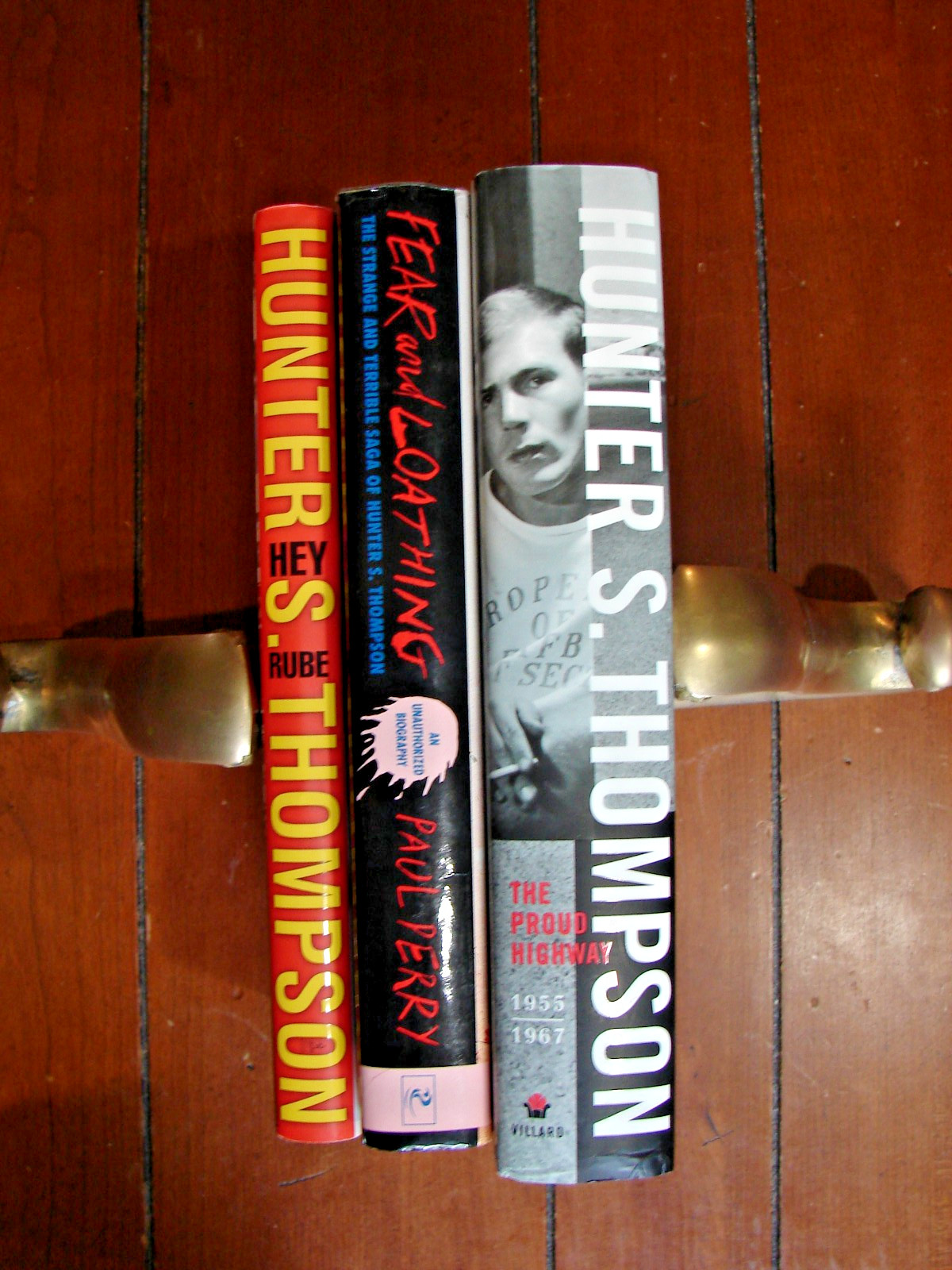 3 HC lot Hunter S Thompson The Proud Highway (1st) Hey Rube (1st) +1