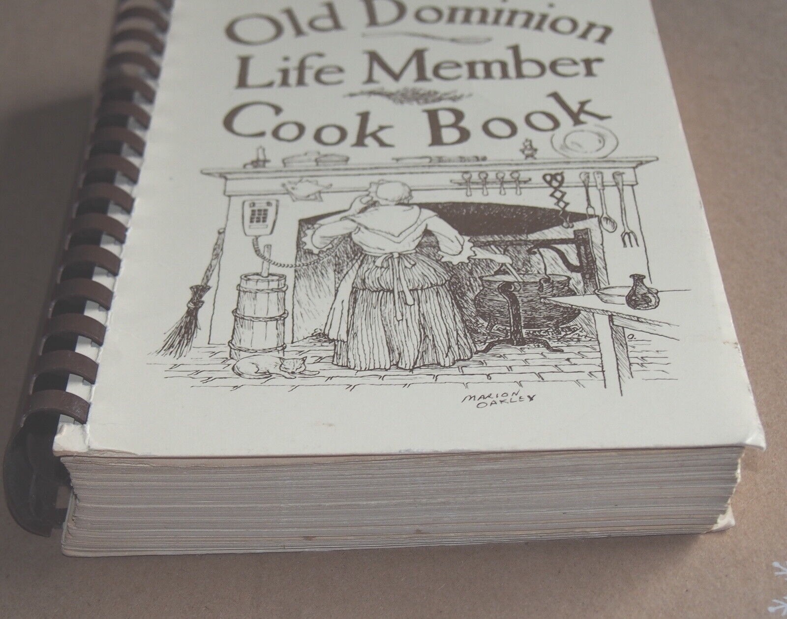 Virginia Telephone Pioneers of America Old Dominion Chapter Cookbook 312 pages