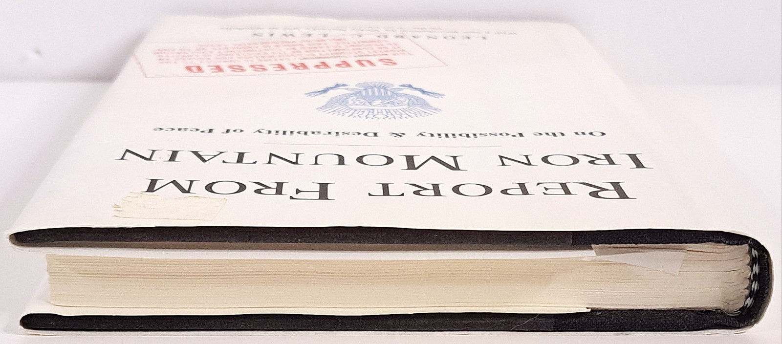 Report From Iron Mountain | Leonard C. Lewin ~ The Free Press HC 1996 Satire