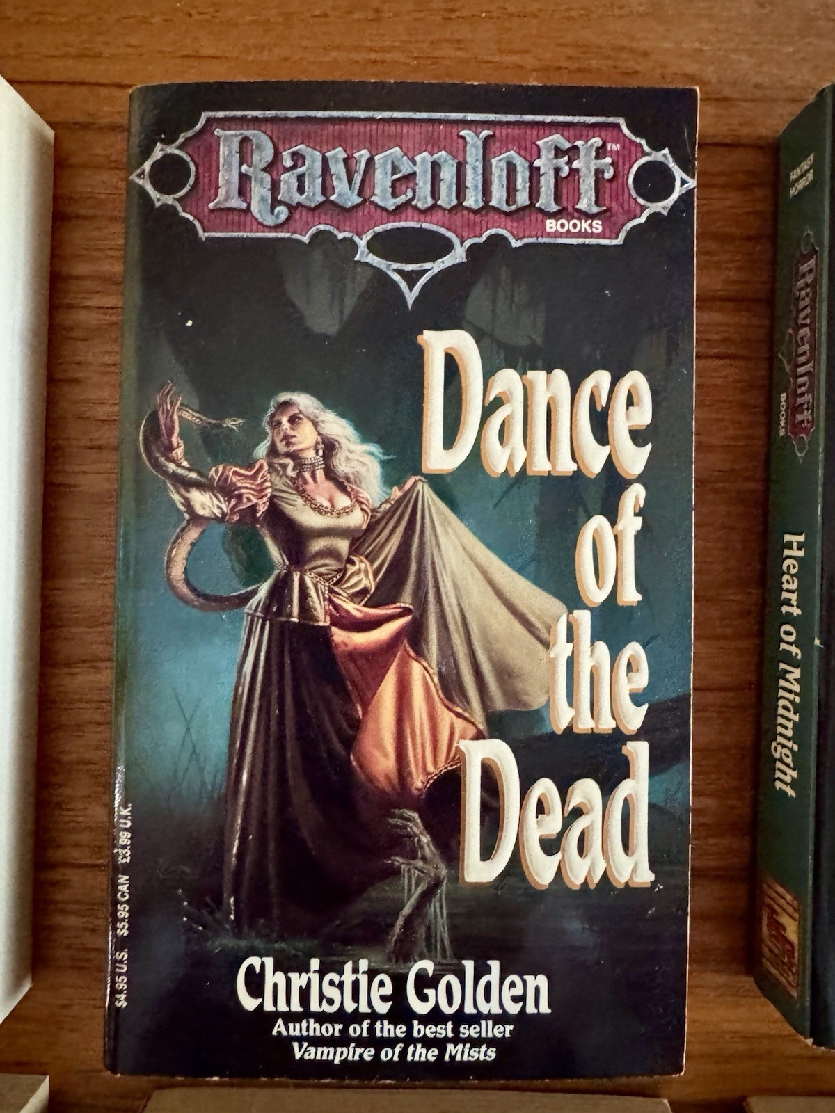 RAVENLOFT 9x PAPERBACK Book LOT Fantasy Horror TSR Christie Golden J ROBERT KING