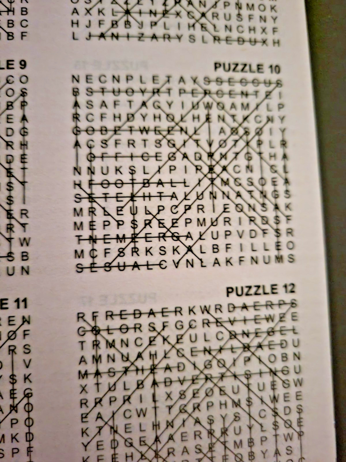 Lot of 3 Find-the-Word Puzzle Books by Kappa – 2 Special & Jumbo 390+ Challenges