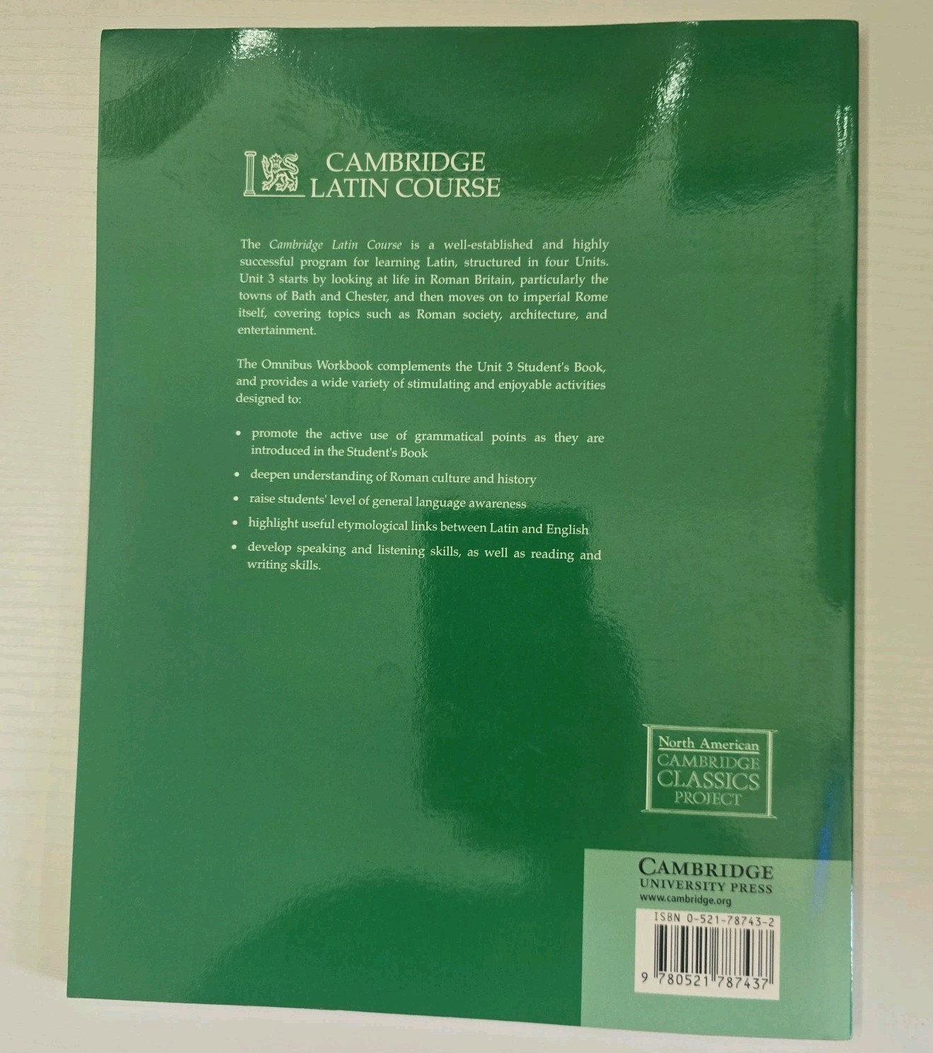 Cambridge Latin Course – Unit 3 by North American Cambridge Classics Project…