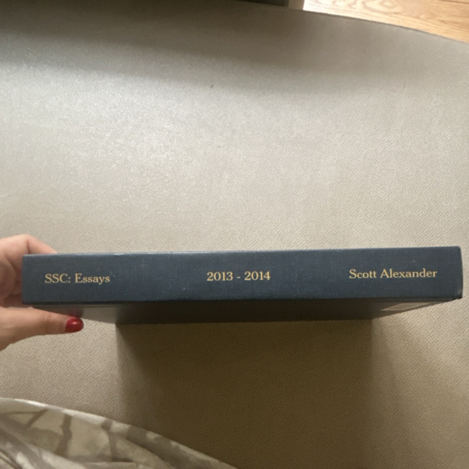 Slate Star Codex Essays Vol I Scott Alexander Hardcover First Ed AI Philosophy
