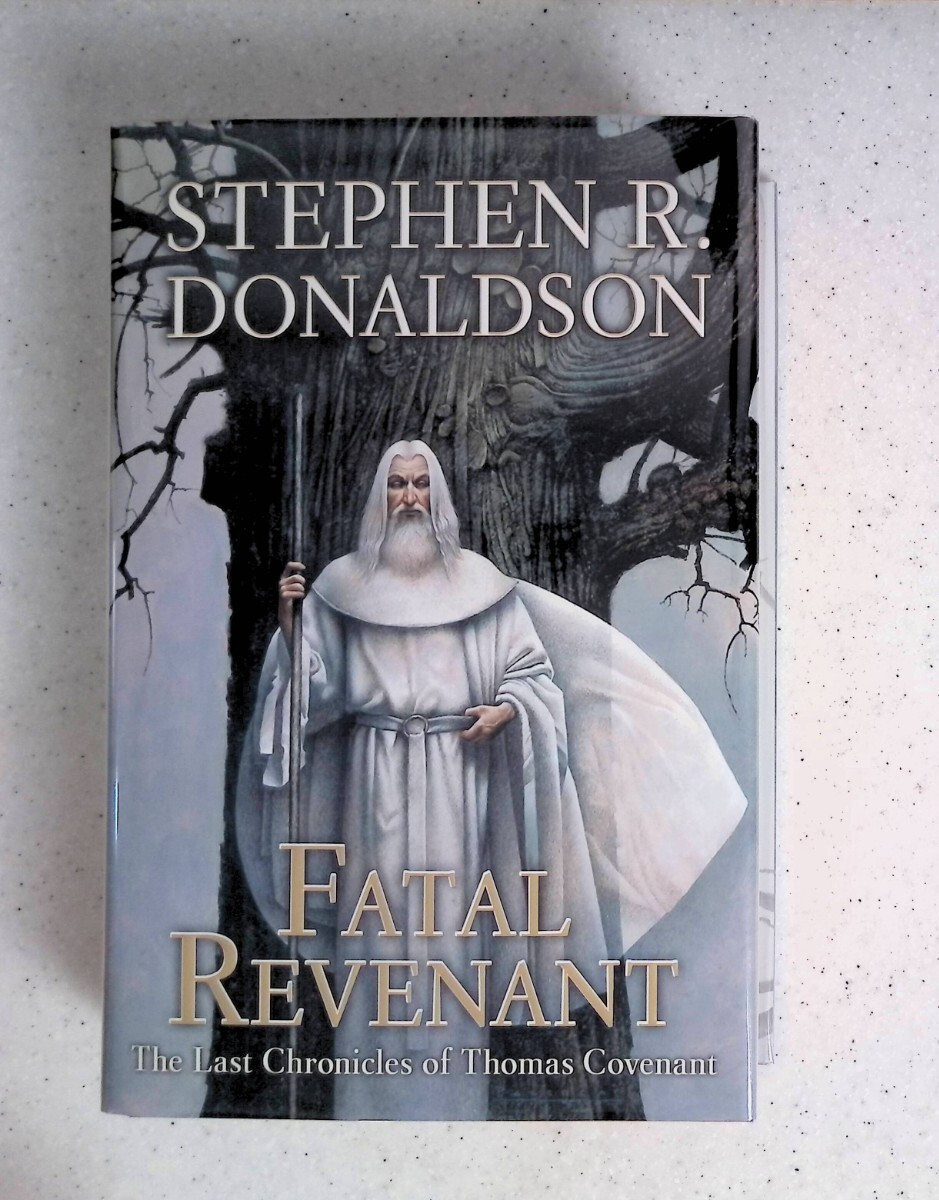 Fatal Revenant by Stephen R. Donaldson, Signed, Remaindered, 1st Edition, HC/DJ