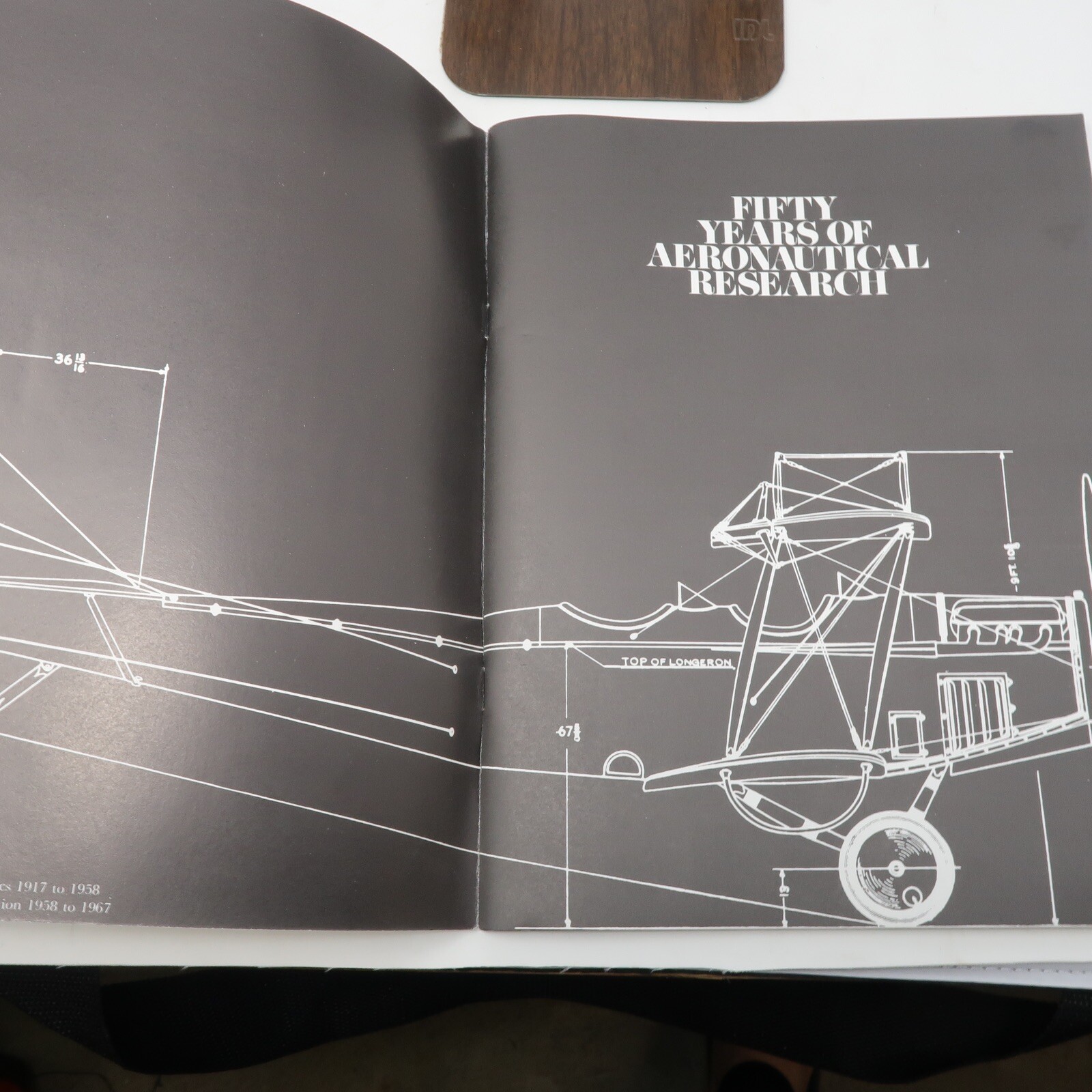 FIFTY YERAS OF AERONAUTICAL RESEARCH (1968) NASA Booklet EP-45 71 Pages