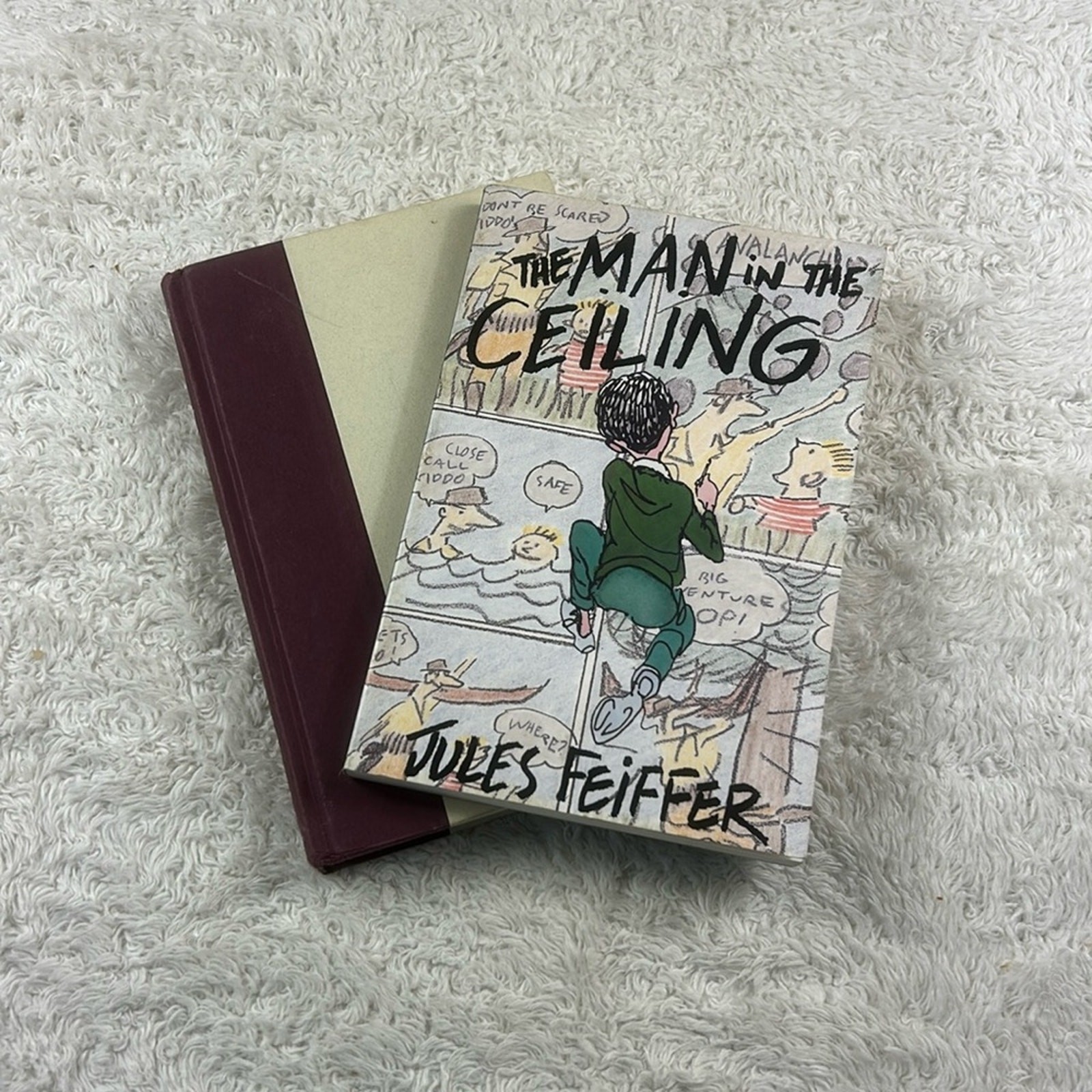 Bundle Jules Feiffer novels – The Man in the Ceiling and A Room with a Zoo